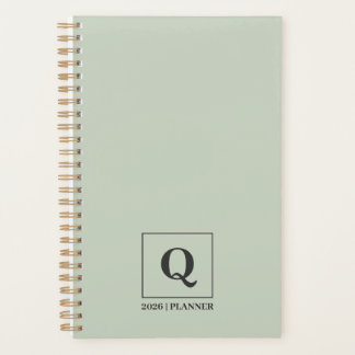 Minimalist Sage Green 2026 Planner