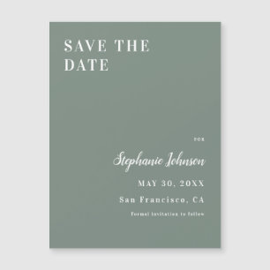 Minimalist Sage Green and White Bridal Shower     