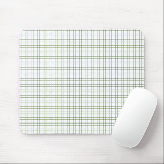 Minimalist Sage Green Chequered Mouse Pad