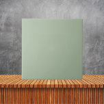 Minimalist Sage Green Plain Solid Colour   Ceramic Tile<br><div class="desc">Minimalist Sage Green Plain Solid Colour</div>