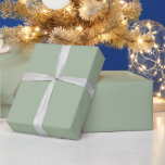 Minimalist Sage Green Plain Solid Colour  Wrapping Wrapping Paper<br><div class="desc">Minimalist Sage Green Plain Solid Colour</div>
