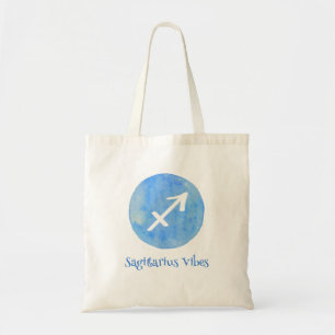 Minimalist Sagittarius Zodiac Sign Tote Bag