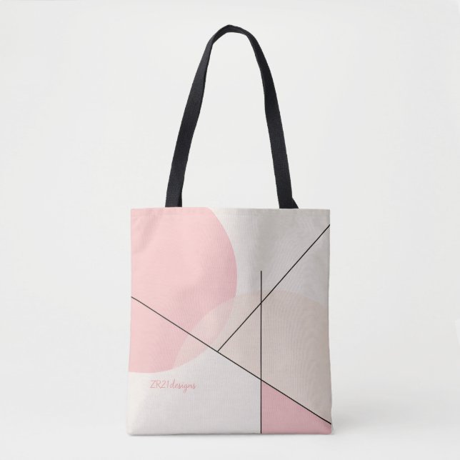 Minimalist Sakura – Chic & Customisable Tote Bag (Front)