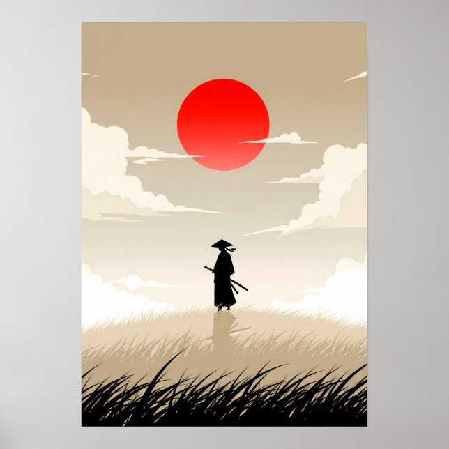 Minimalist Samurai Poster (Front)