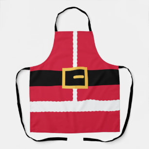 Minimalist Santa Christmas Apron