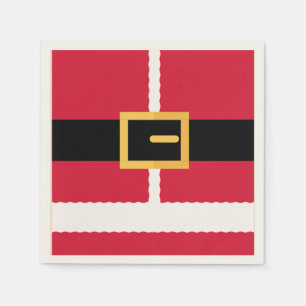 Minimalist Santa Christmas Napkin