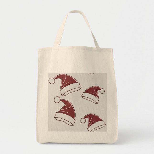 Minimalist Santa Eco Bag (Front)