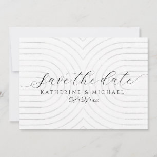 Minimalist Save the date card