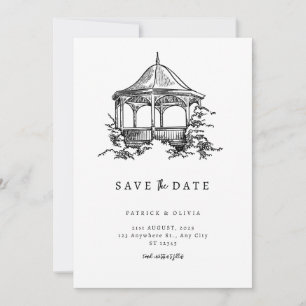 Minimalist Save The Date Elegant Wedding