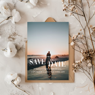 Minimalist Save the Date Invitation