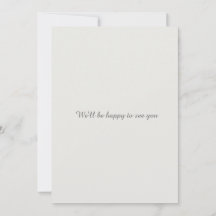 Minimalist Save the Date QR Code Wedding Card