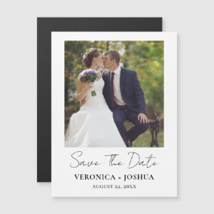 Minimalist Save the Date Wedding Announcement