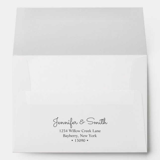 Minimalist Savoy Cotton A7 Envelope  (Back (Bottom))
