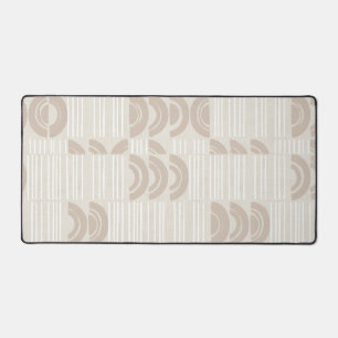 Minimalist Scandinavian Geometric Block Print AOP Desk Mat