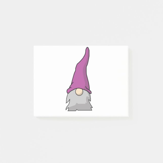 Minimalist Scandinavian Gnome Post-it Notes (Front)