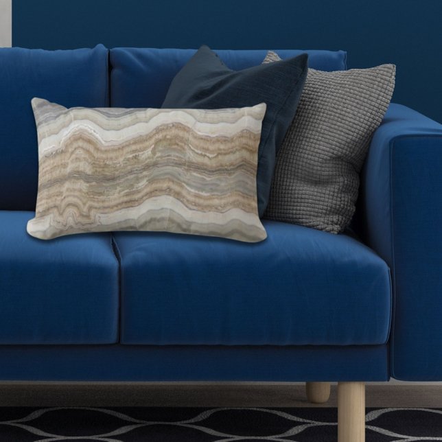 minimalist scandinavian granite brown grey marble lumbar cushion (minimalist scandinavian granite brown grey marble lumbar pillow)