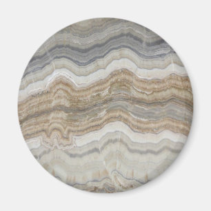 minimalist scandinavian granite brown grey marble magnet