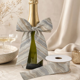 minimalist scandinavian granite brown grey marble satin ribbon