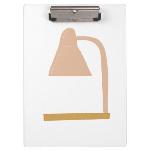 Minimalist Scandinavian Wooden Table Lamp Clipboard