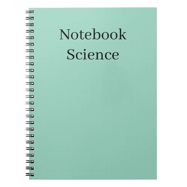 minimalist science notebook (Front)
