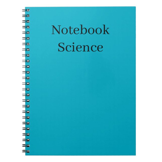 minimalist science notebook (Front)