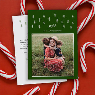 Minimalist Script Font Typography Holiday Card