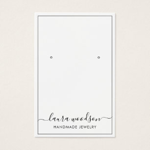 Minimalist Script Name Typography Border