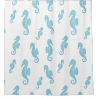 Minimalist Seahorse Ocean Seamless Pattern (1)