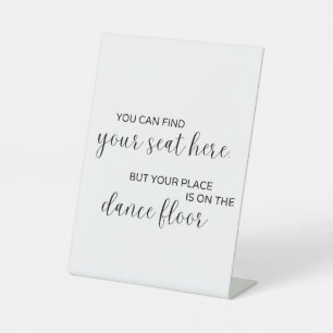 Minimalist Seating Chart Sign