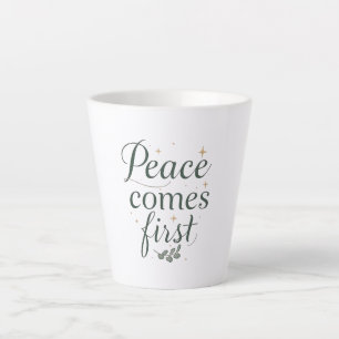Minimalist Self Care and Zen Saying Latte Mug