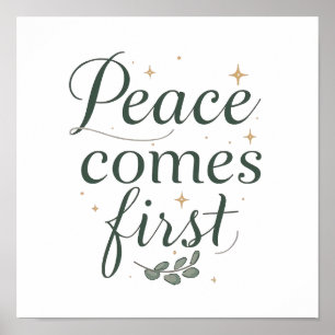 Minimalist Self Care and Zen Saying Poster