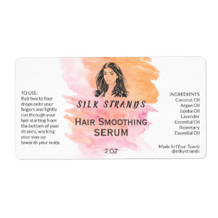 Minimalist Serum Labels