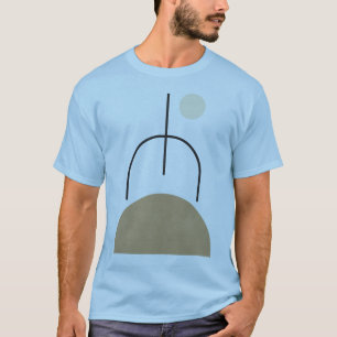 Minimalist Shapes Artwork Men's T-Shirt