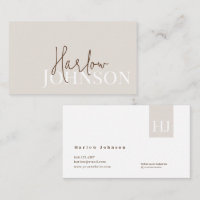 Minimalist Signature Earth Tones & Beige