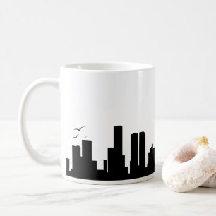 Minimalist Silhouette Of The City Coffee Mug