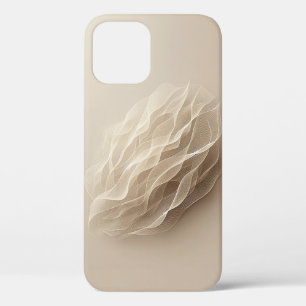 Minimalist Silk Wave Abstract Phone Case Ethereal