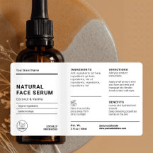 Minimalist Simple 2 OZ Dropper Bottle Wrapper