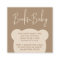 Minimalist simple bear Baby Shower Book request 