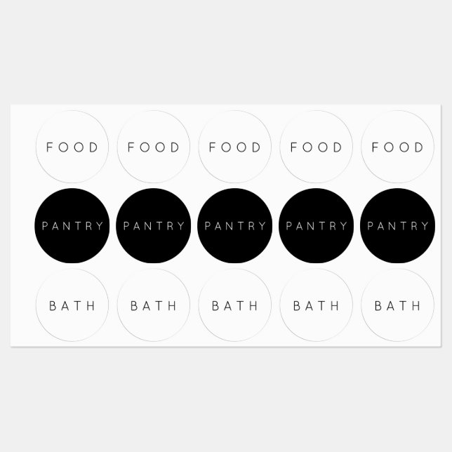 Minimalist Simple Black White Typography Modern (Sheet)