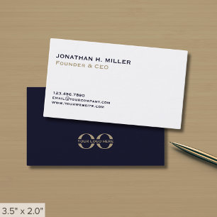 Minimalist Simple Business Logo Card