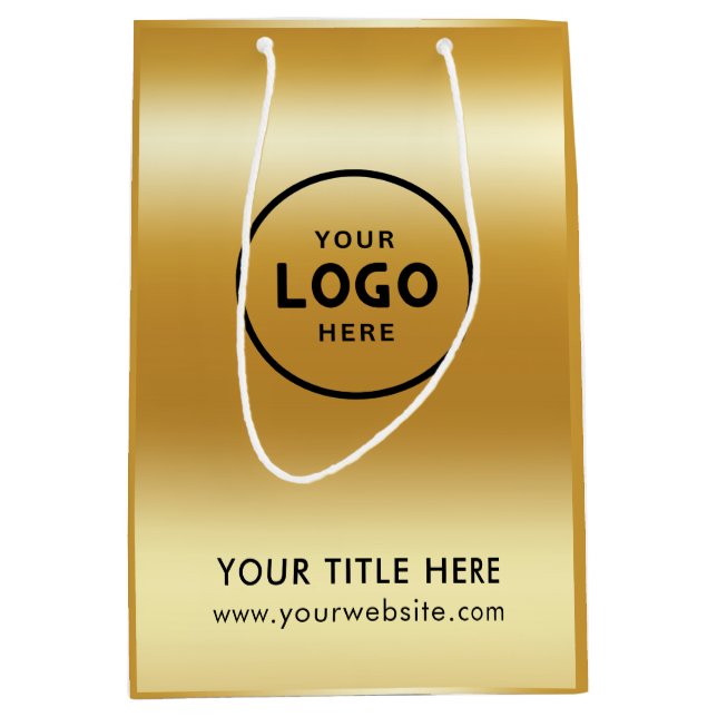 Minimalist Simple Business Modern Gift Bag (Front)