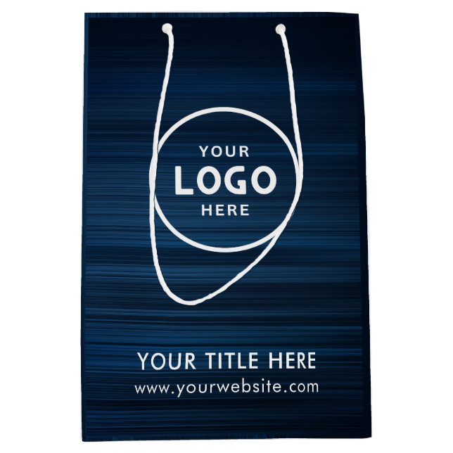 Minimalist Simple Business Modern Gift Bag (Front)