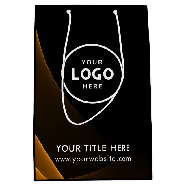 Minimalist Simple Business Modern Gift Bag (Front)