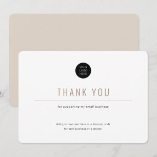 Minimalist-Simple-Business Thank You Card