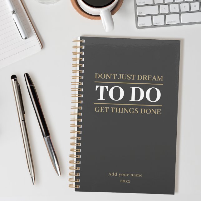 Minimalist Simple Charcoal Gray To Do Planner (Creator Uploaded)