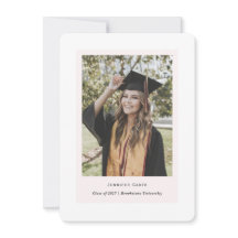 Minimalist simple chic photos graduation
