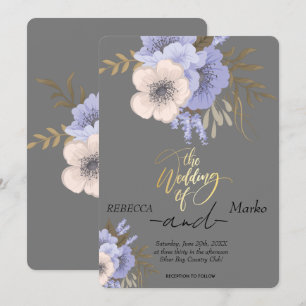 Minimalist Simple Floral invitation 