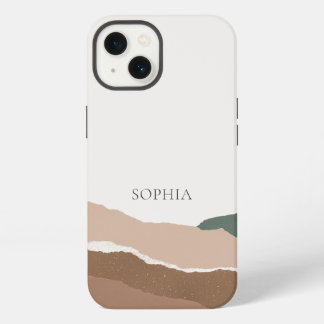 Minimalist Simple Landscape Torn Edge iPhone Case