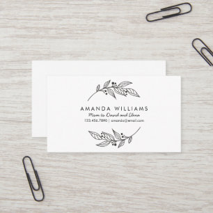 Minimalist Simple Mommy Card / Mommy Calling Card