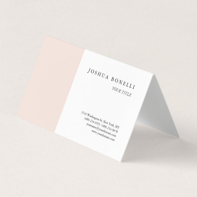 Minimalist Simple Professional Remarkable Business Card (Front)